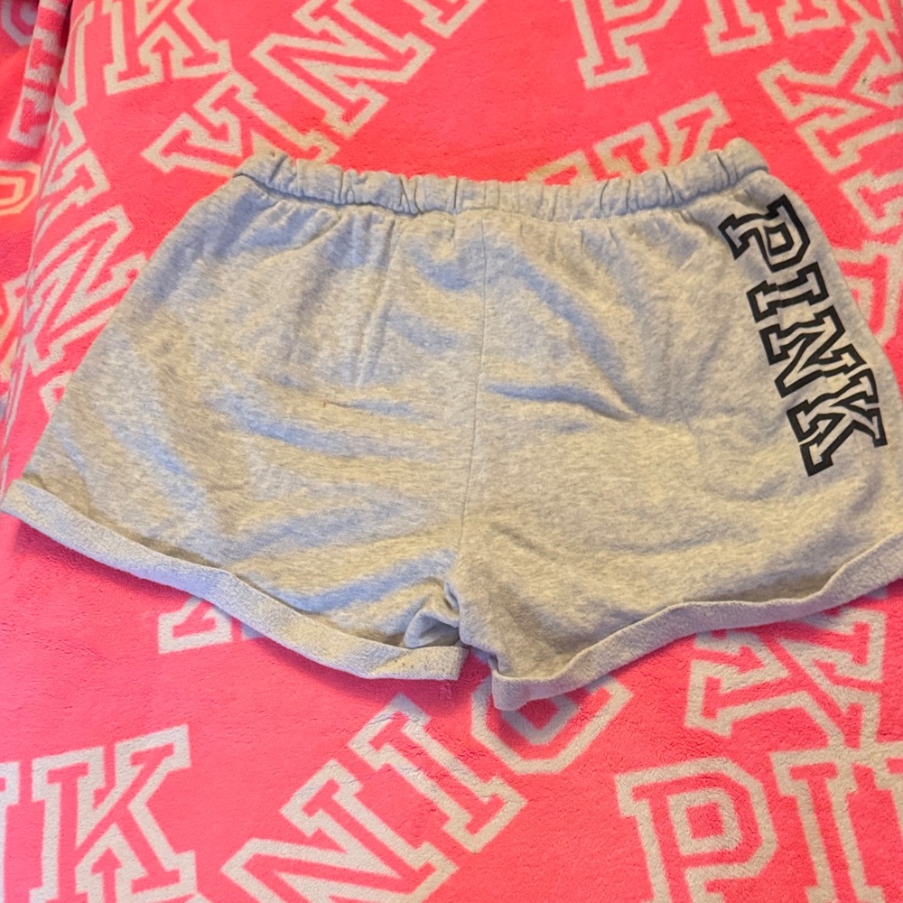 PINK Victoria's Secret Heather Gray Athletic Shorts